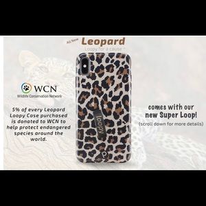 Loopy Leopard XS max phone case
